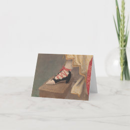 Carte Le pied de la femme dans la dentelle vers le haut