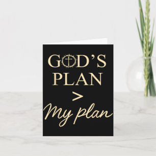 Carte Le plan de Dieu > Mon plan