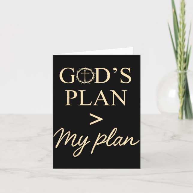 Carte Le plan de Dieu > Mon plan  (Devant)