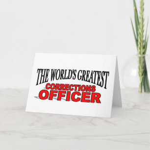 Carte Le plus grand agent correctionnel du monde