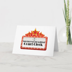 Carte Le plus grand commis de cour du monde