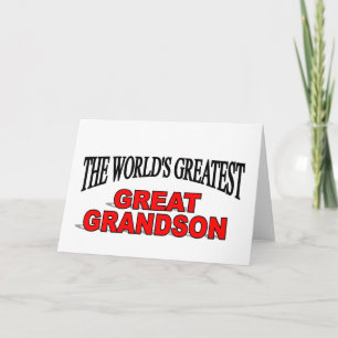 Carte Le plus grand grand grand-fils du monde
