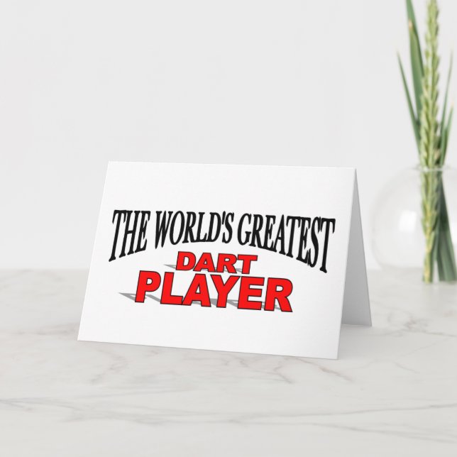 Carte Le plus grand joueur de fléchettes du monde (Devant)