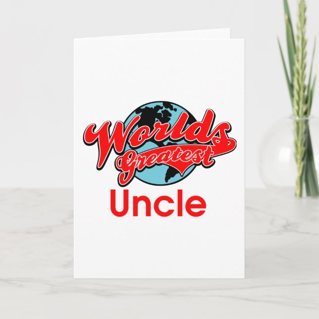 Carte Le plus grand oncle du monde (Devant)