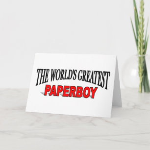 Carte Le plus grand paperboy du monde