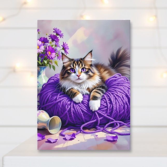 Carte Le poème le plus doux sur le thème du chat pour pe (Créateur téléchargé)