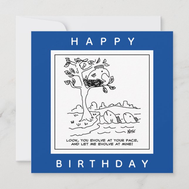 Carte Le poisson est dans un brouillard d'arbre (Devant)