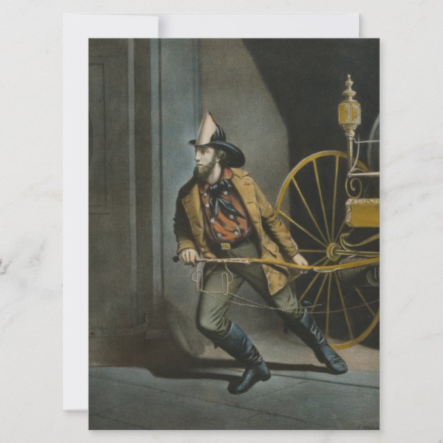 Carte Le pompier américain : toujours prêt (Devant)