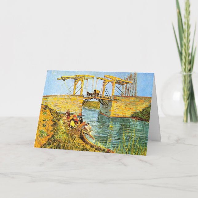 Carte Le pont Langlois à Arles par Vincent van Gogh (Devant)