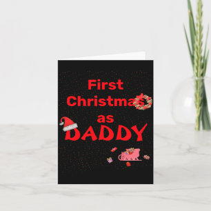 Carte Le premier Noël de papa Swea