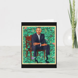 Carte Le président Barack Obama 2028 Portrait Patriotiqu