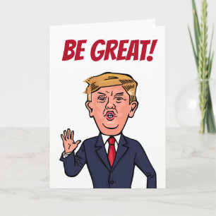 Carte Le président patriotique Donald Trump Drôle Drôle