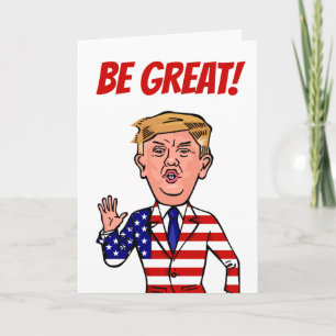 Carte Le président patriotique Donald Trump Drôle Drôle