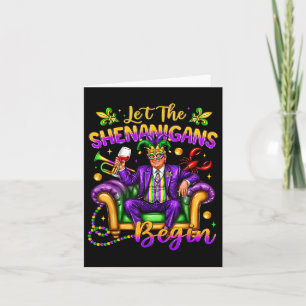 Carte Le Président Trump Mardi Gras Drôle Laisser Shenan