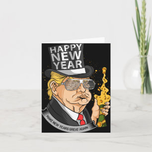 Carte Le président Trump rend à nouveau la Saint-Sylvest