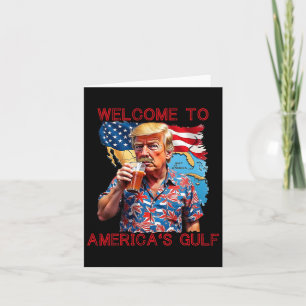 Carte Le président Trump souhaite la bienvenue dans le G