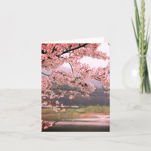 Carte Le printemps est là, fleurs