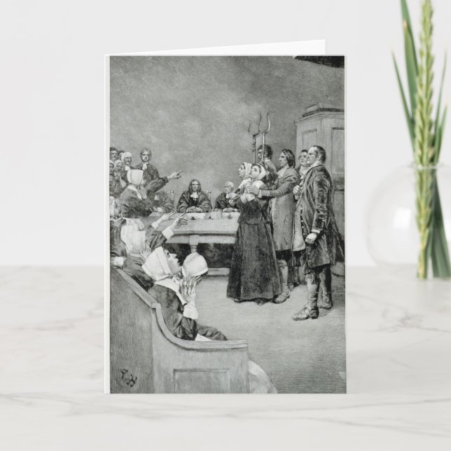 Carte Le procès d'une sorcière (Devant)