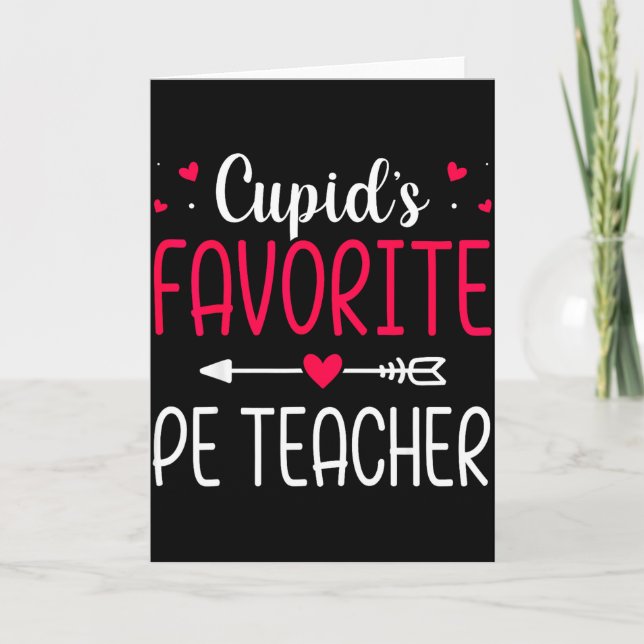 Carte Le Prof De Gym Favori De Cupidon - Saint-Valentin  (Devant)