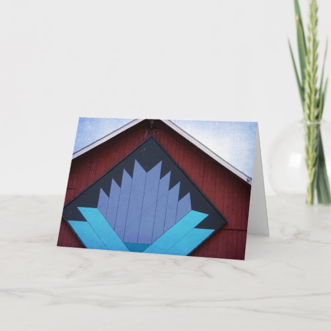 Carte Le quilt de la grange, Anniversaire (Devant)