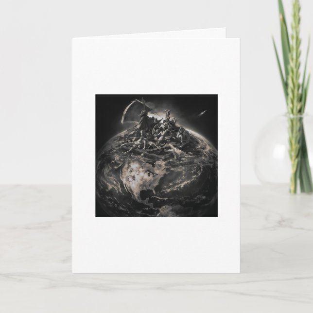 CARTE LE RADEAU (D'APRÈS GERICOAULD)  (Devant)