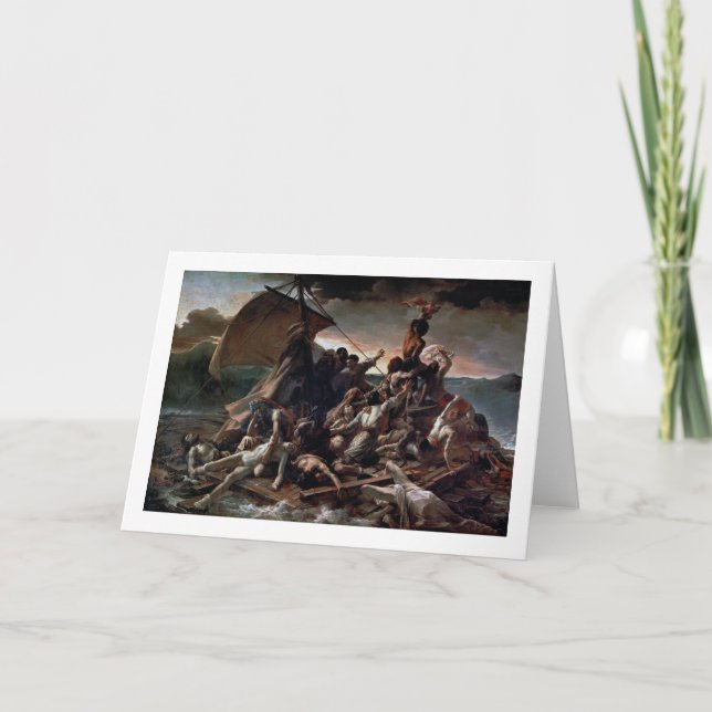 Carte Le radeau de la Méduse, Theodore Gericault (Devant)