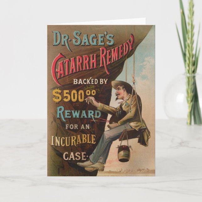Carte Le remède à la catastrophe du Dr Sage (Devant)