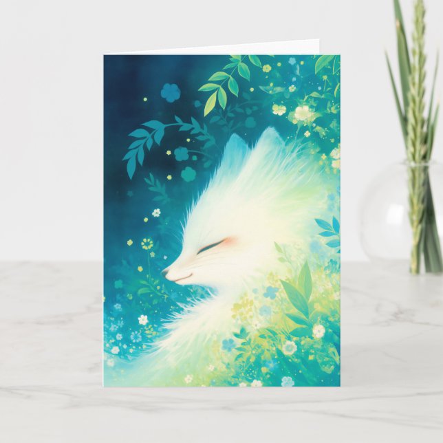 Carte Le Renard Gardien Tranquille (Devant)