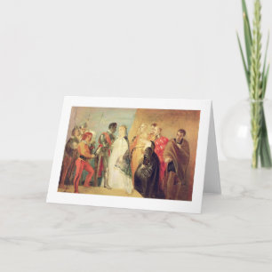 Carte Le retour d'Othello, Loi II, scène II de 'Othe