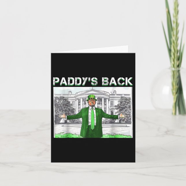 Carte Le retour du Jour de la Saint Patrick de Paddy amu (Devant)