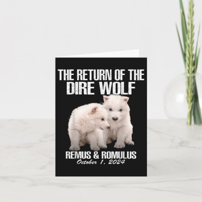Carte Le Retour Du Loup Sire - Remos Et Romulus 20 (Devant)