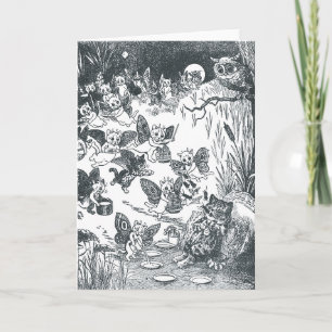 Carte Le rêve de Kitty de Fairyland, Louis Wain