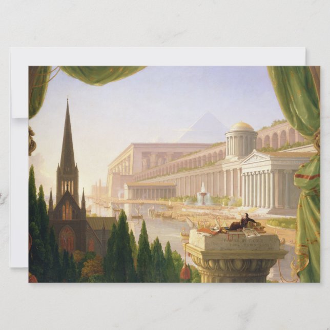 Carte Le rêve de l'architecte (par Thomas Cole) (Devant)