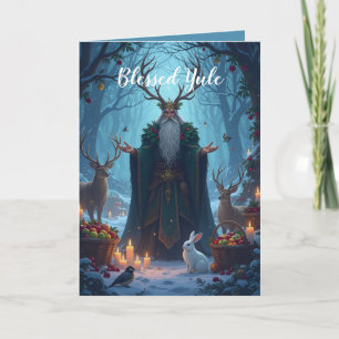 Carte Le roi de houx accueille Yule