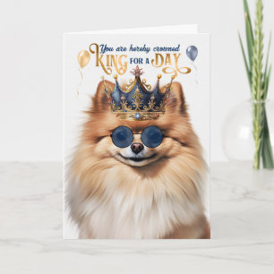 Carte Le roi des chiens de Poméranie pour une journée d'