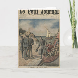 Carte Le roi Manuel II du Portugal fait ses adieux