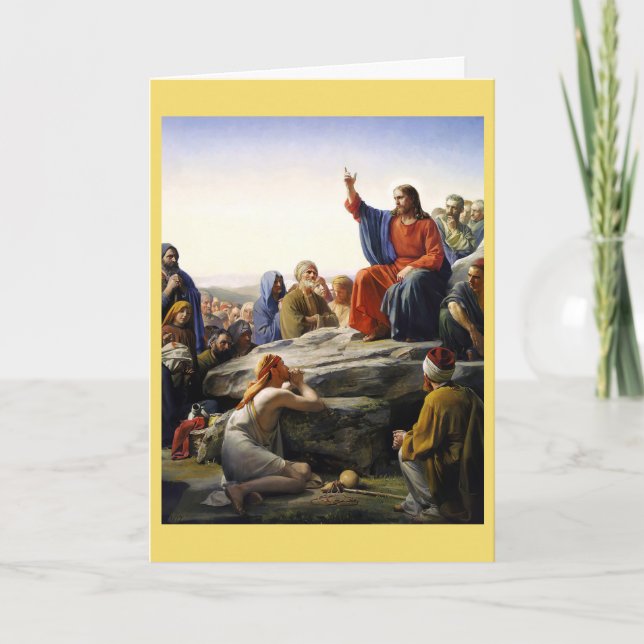 Carte Le Sermon sur le Mont, religieux (Devant)