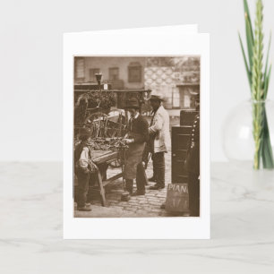 Carte Le serrurier de rue, de la 'vie dans la rue dans