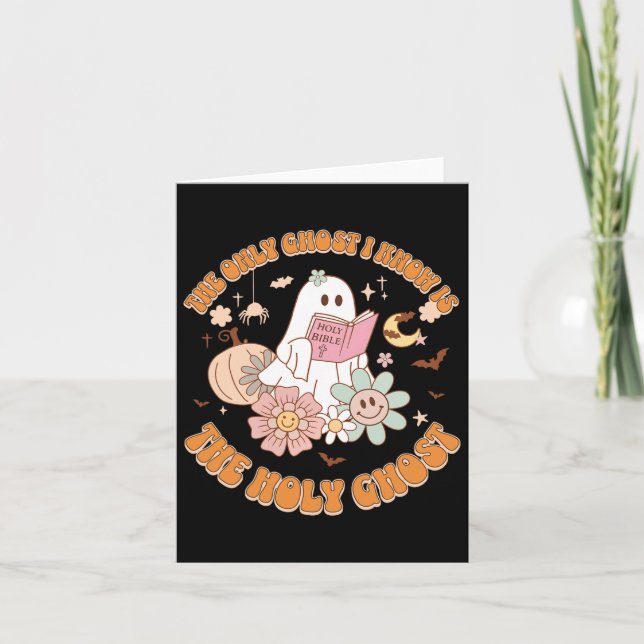 Carte Le Seul Fantôme Que Je Connais Est La Salle Funny  (Devant)