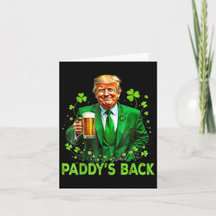 Carte Le Shamrock irlandais de Jour de la Saint Patrick