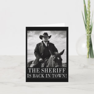 Carte Le Sheriff Est De Retour Dans La Ville Trump 2024