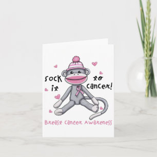 Carte Le Singe Sensibilisant Au Cancer Du Sein Le Consac