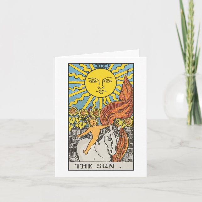 Carte Le Soleil - Rider Waite Smith tarot (Devant)