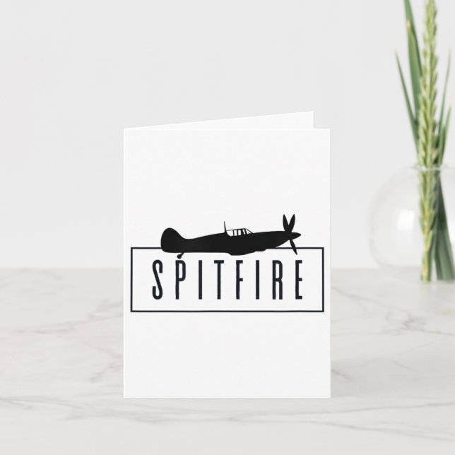 Carte Le Spitfire, Un Avion De Combat Britannique Iconiq (Devant)