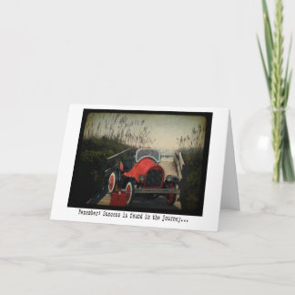 Carte Le succès est dans le voyage