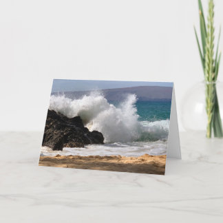 Carte Le Surf de crashage blanc Maui
