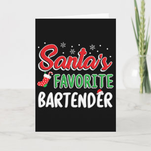 Carte Le T Shirt Tendre Favori du Père Noël Cadeau de No