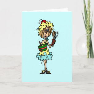 Carte Le T-shirts et les cadeaux malpropres de cuisinier