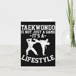 Carte Le Taekwondo N'est Pas Seulement Un Jeu C'est Un M