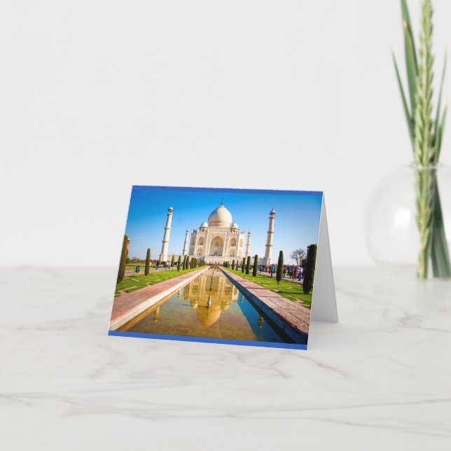 Carte Le Taj Mahal, Inde (Devant)